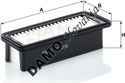 Vzduchový filter MANN FILTER C 26 036