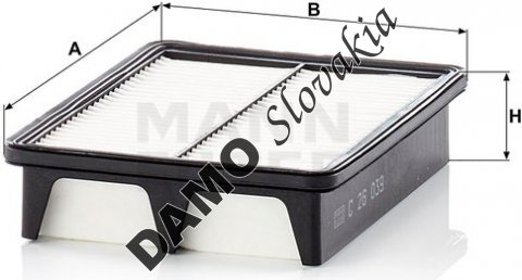 Vzduchový filter MANN FILTER C 26 039