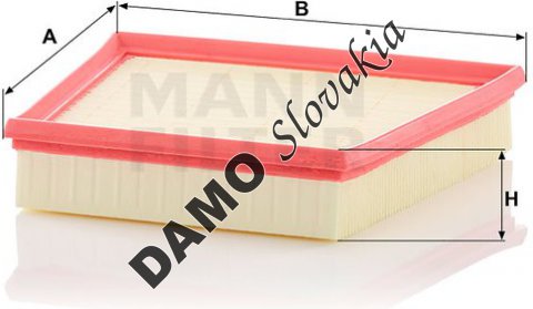 Vzduchový filter MANN FILTER C 26 042