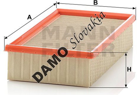 Vzduchový filter MANN FILTER C 26 110/1