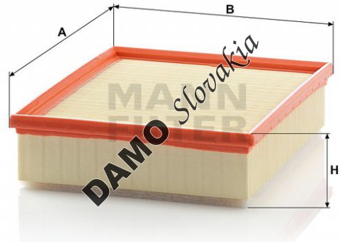 Vzduchový filter MANN FILTER C 26 168/1