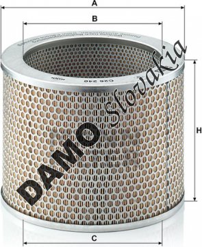 Vzduchový filter MANN FILTER C 26 240