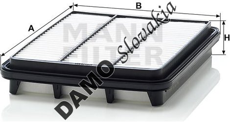 Vzduchový filter MANN FILTER C 2740