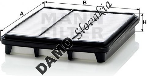 Vzduchový filter MANN FILTER C 2743