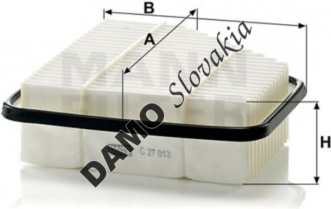 Vzduchový filter MANN FILTER C 27 013
