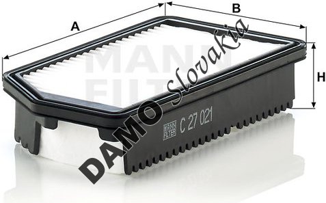 Vzduchový filter MANN FILTER C 27 021