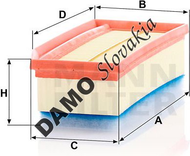 Vzduchový filter MANN FILTER C 27 030