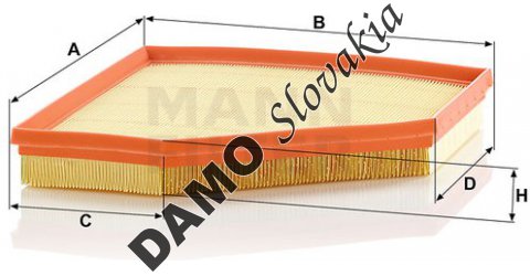 Vzduchový filter MANN FILTER C 27 045