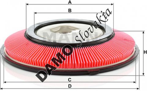Vzduchový filter MANN FILTER C 2821