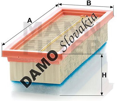 Vzduchový filter MANN FILTER C 2859