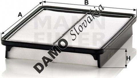 Vzduchový filter MANN FILTER C 28 010