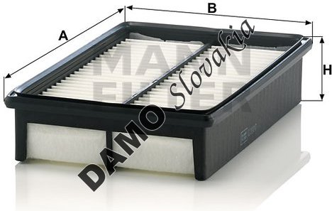 Vzduchový filter MANN FILTER C 28 017