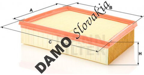 Vzduchový filter MANN FILTER C 28 022