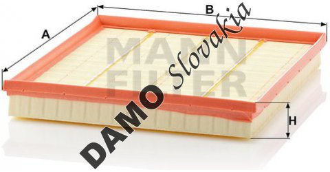 Vzduchový filter MANN FILTER C 28 125
