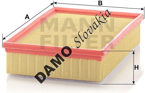 Vzduchový filter MANN FILTER C 28 136/2