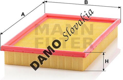 Vzduchový filter MANN FILTER C 2991