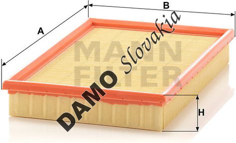 Vzduchový filter MANN FILTER C 2991/2
