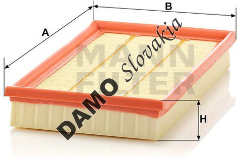 Vzduchový filter MANN FILTER C 2998