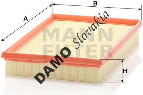 Vzduchový filter MANN FILTER C 2998/5 x