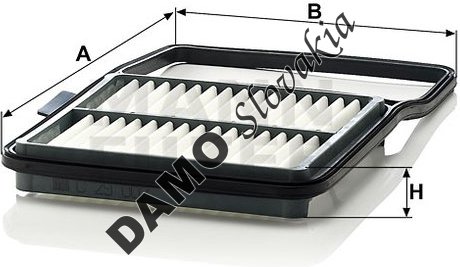 Vzduchový filter MANN FILTER C 29 002