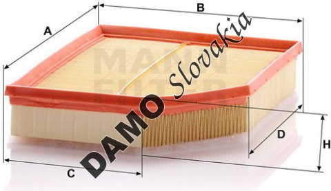 Vzduchový filter MANN FILTER C 29 021