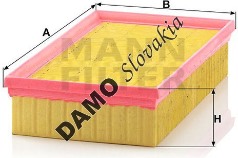 Vzduchový filter MANN FILTER C 29 121