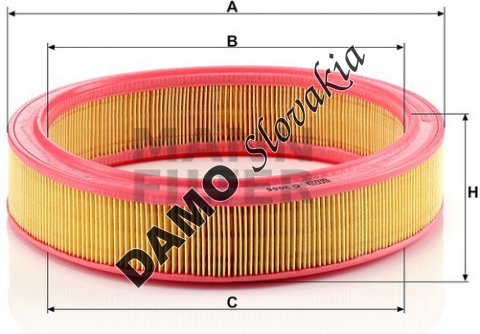 Vzduchový filter MANN FILTER C 3055