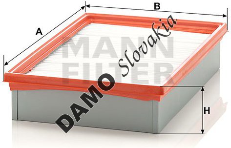 Vzduchový filter MANN FILTER C 3065