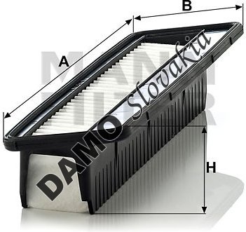 Vzduchový filter MANN FILTER C 30 008