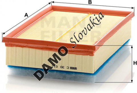 Vzduchový filter MANN FILTER C 30 011