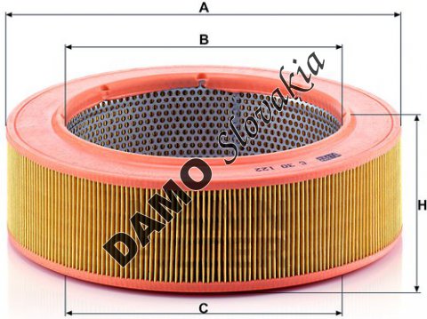Vzduchový filter MANN FILTER C 30 122