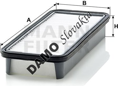Vzduchový filter MANN FILTER C 3126