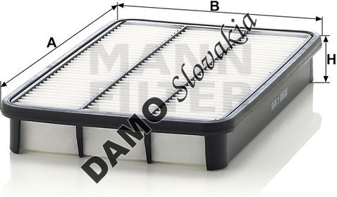 Vzduchový filter MANN FILTER C 3145