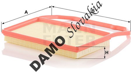 Vzduchový filter MANN FILTER C 31 031