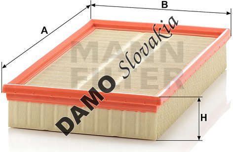 Vzduchový filter MANN FILTER C 31 130