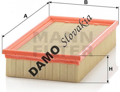 Vzduchový filter MANN FILTER C 31 144