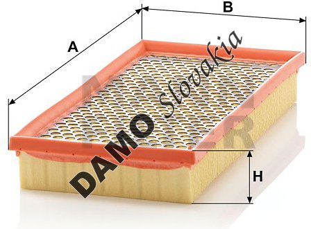 Vzduchový filter MANN FILTER C 3261