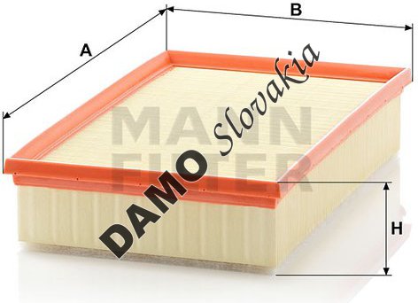 Vzduchový filter MANN FILTER C 32 191/1