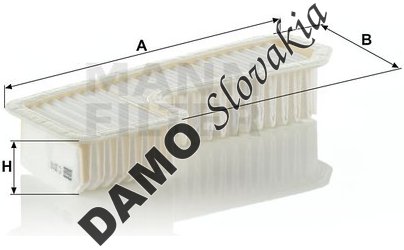 Vzduchový filter MANN FILTER C 3318