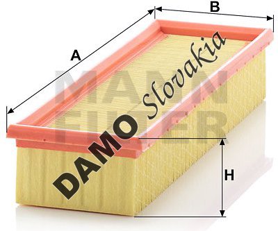 Vzduchový filter MANN FILTER C 3377