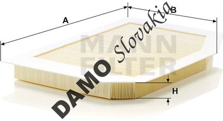 Vzduchový filter MANN FILTER C 33 106