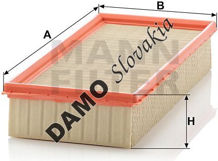 Vzduchový filter MANN FILTER C 33 130
