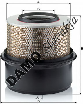 Vzduchový filter MANN FILTER C 33 1305