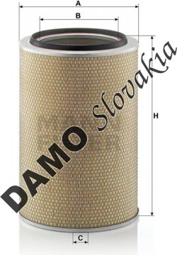 Vzduchový filter MANN FILTER C 33 1465/1