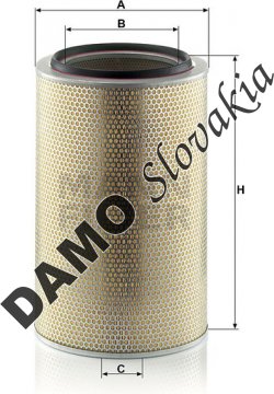 Vzduchový filter MANN FILTER C 33 1600/2