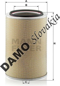Vzduchový filter MANN FILTER C 33 1840