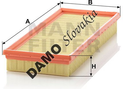 Vzduchový filter MANN FILTER C 3474