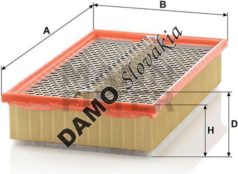 Vzduchový filter MANN FILTER C 34 175/1