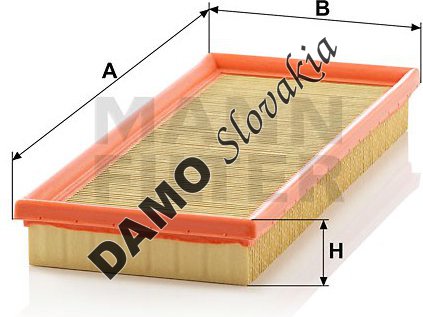 Vzduchový filter MANN FILTER C 3569