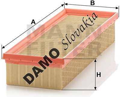 Vzduchový filter MANN FILTER C 3597